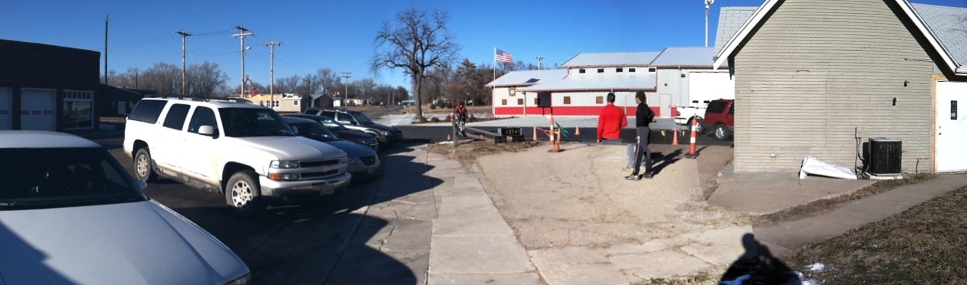 2013 Udder Buster Finish Line.  There was literally no one there when I finished