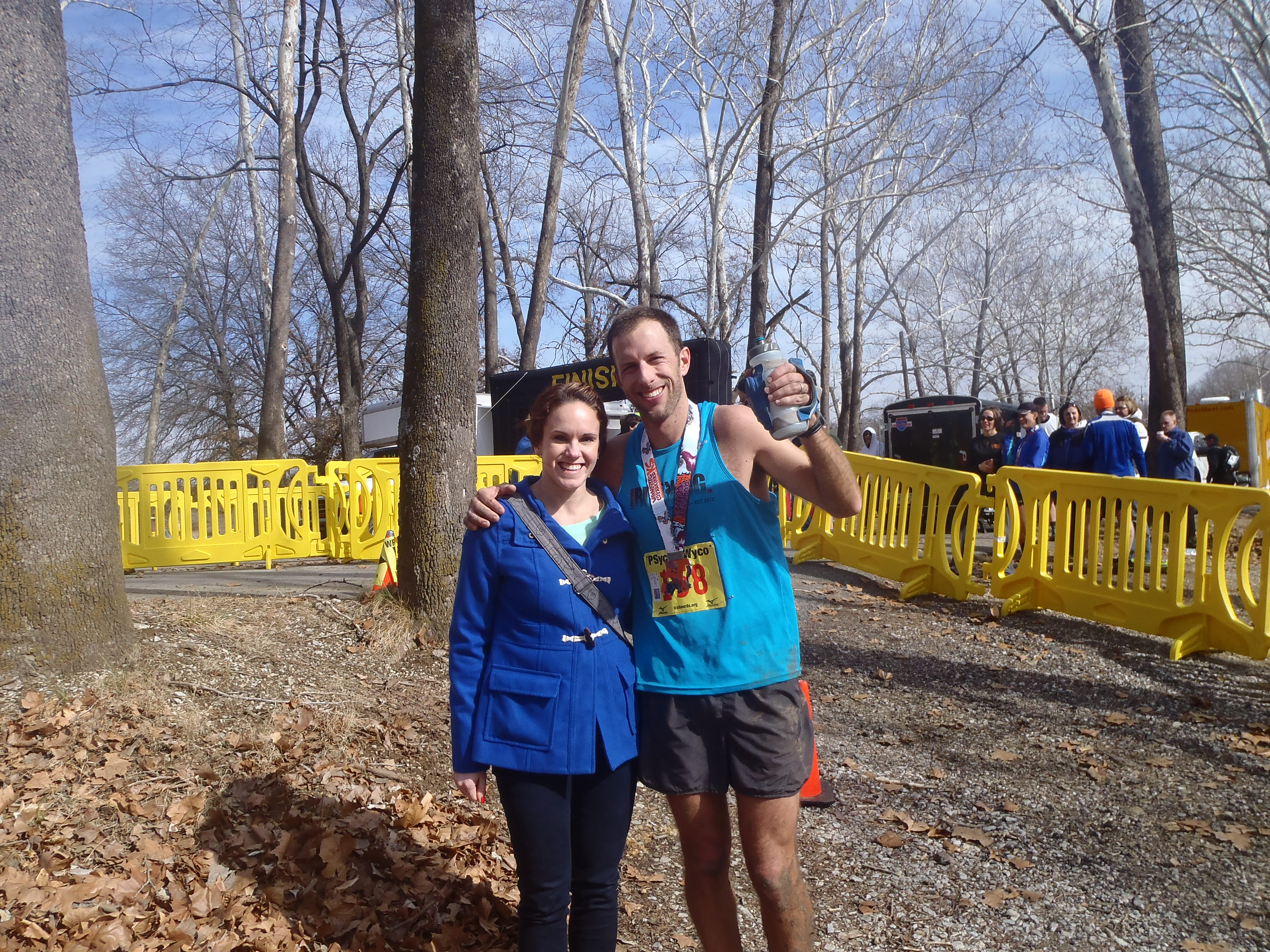 Brenda and I at the finish line