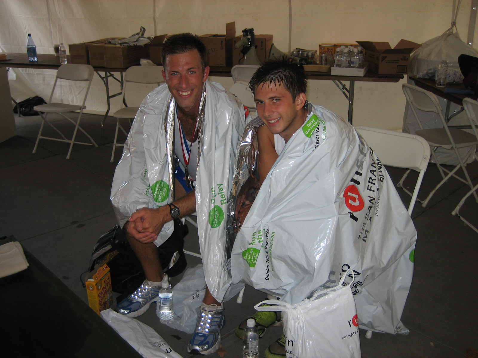 Scott and I post San Francisco Marathon