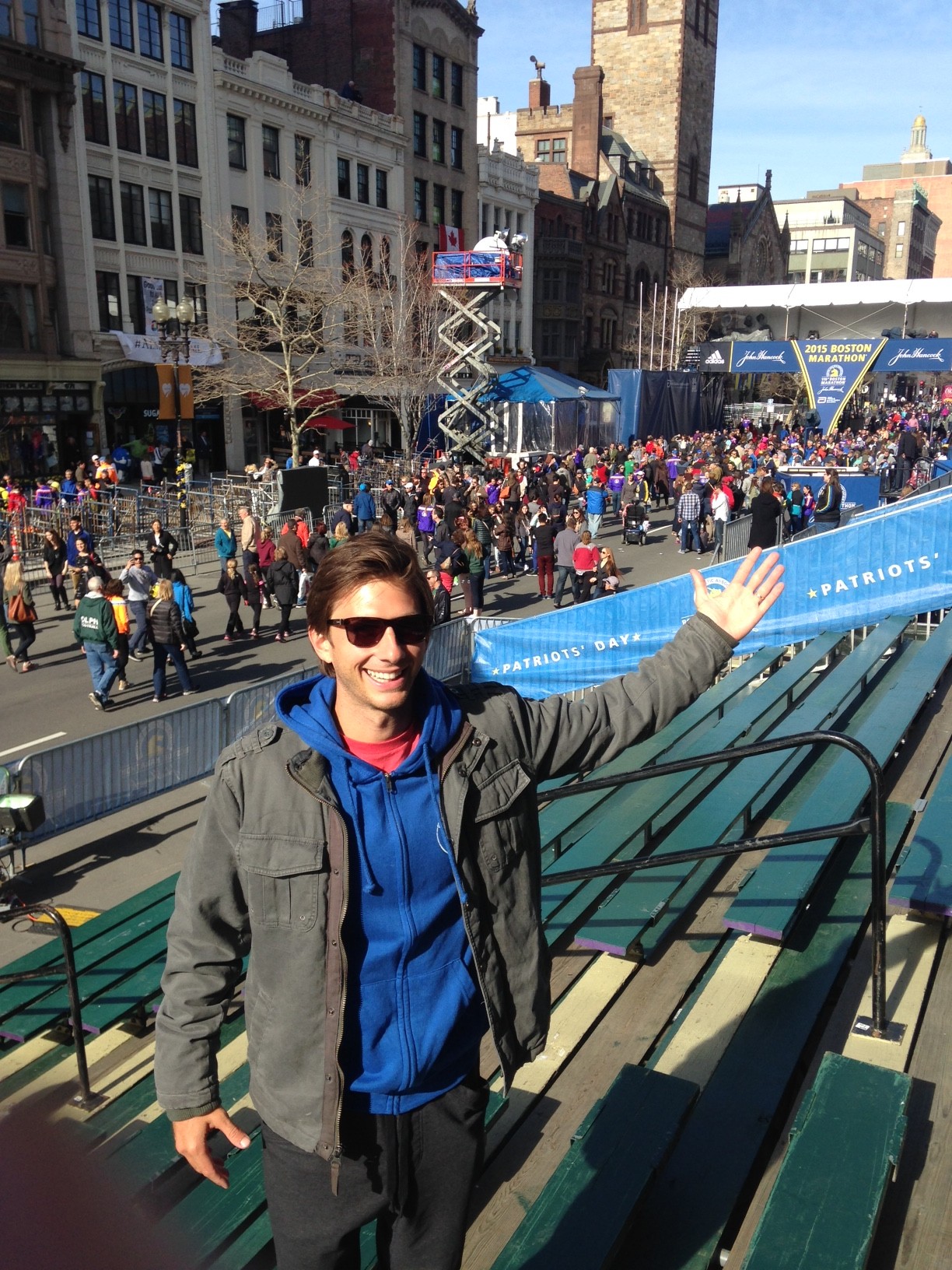 Finish line, day before